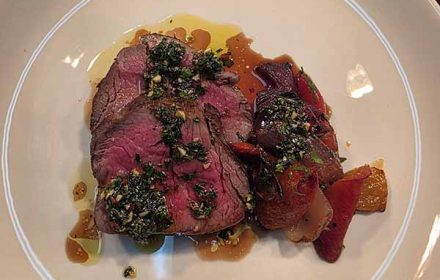 Chef Jack Astin Eye Fillet Dish