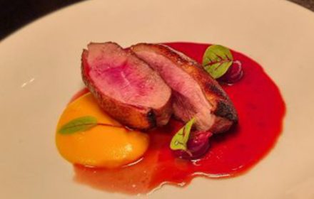 Chef Ziaul Alam Moushi Roasted duck breast