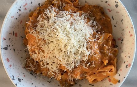 Chef Andrea Pignatiello Italian Bolognese Dish