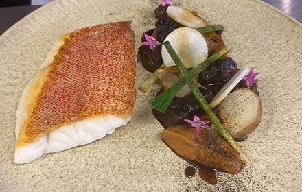 Chef Hao huang Pan fried snapper