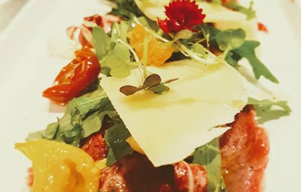 Chef Raffaele de Falco Carpaccio di Wagyu