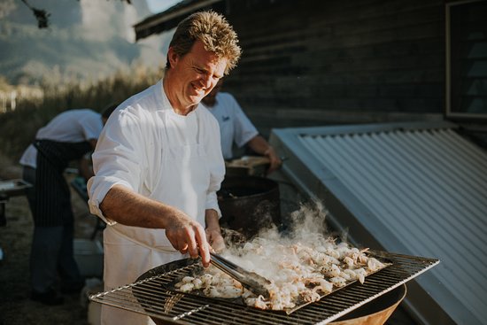 chef Tom Kime is doing BBQ